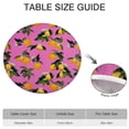 thumbnail image 6 of Round Picnic Table Cloth 100% Waterproof & Oil Proof, Elastic Fitted Table Cover for 36"-44" Round Tables, for Dining, Camping, Outdoor, 6 of 7