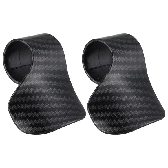 CRAFTHROU 2Ud Abrazadera De Para Motocicleta En ABS Negro Con Ergonómico Para Uso General