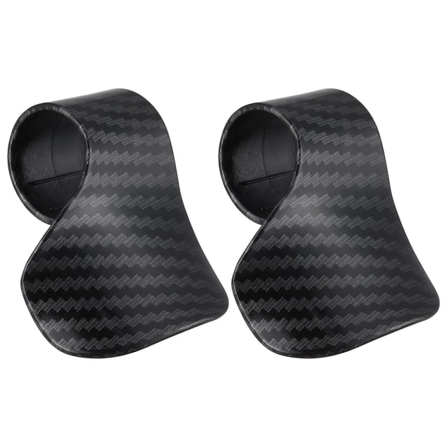 CRAFTHROU 2Ud Abrazadera De Para Motocicleta En ABS Negro Con Ergonómico Para Uso General