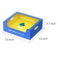 thumbnail image 2 of Disposable Cat Litter Box, Super Lightweight Waterproof Travel Litter Box for Indoor Outdoor Use, Convenient for Car Trips Camping Vet Visits, Blue, 2 of 6