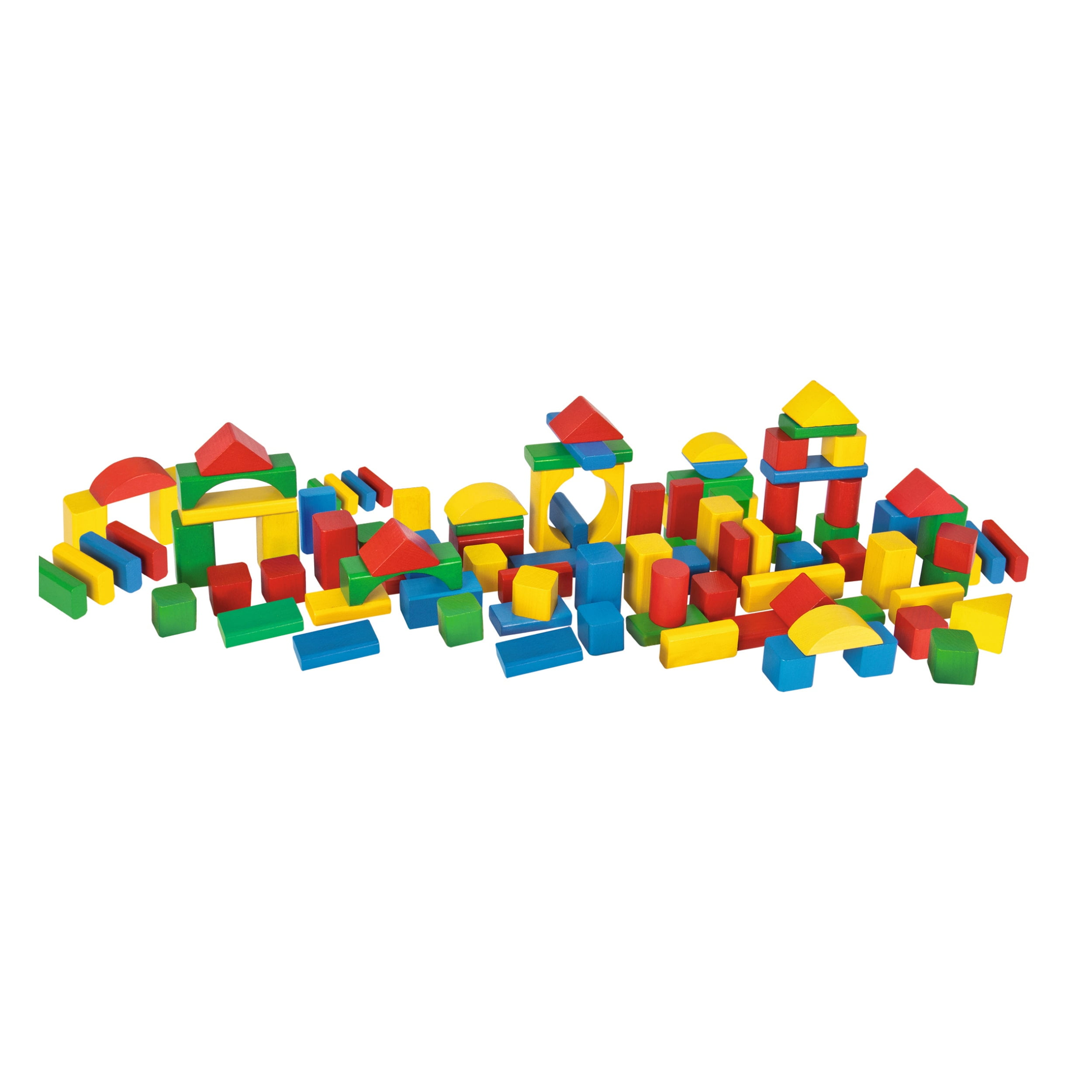  Bright Creations 100 Piece Wooden Blocks for Crafts, Colorful  Small Cubes (6 Colors, 0.6 in) : Toys & Games