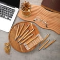 thumbnail image 7 of Christmas Employee Appreciation Gift Bulk Inspirational Bamboo Ballpoint Pen with Thank You Greeting Card Respiratory Therapist Gifts for Coworker Nurse Practitioner Teacher(100 Sets), 7 of 7