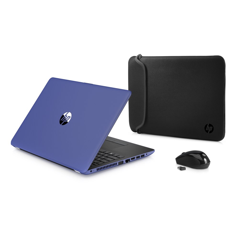 HP 15bw002wm 15.6" Marine Blue Laptop, Windows 10, AMD E29000e