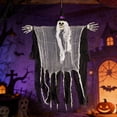 thumbnail image 5 of Gallickan Halloween Decoration Scene Setting Props, Spooky Hanging Witch Pendant, Plastic, Black, 1pc, 5 of 5