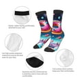 thumbnail image 3 of Sigee Starry Sky Colorful Donut for Premium Children's Socks Unisex School Kids Boys Girls,Soft and Comfy Kids' Socks, 3 of 5