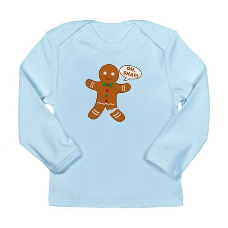 

CafePress - Oh Snap Gingerbread Man Long Sleeve Infant T Shirt - Long Sleeve Infant T-Shirt