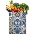 thumbnail image 1 of Boho Chic Floral Canvas Tote – Vintage Reusable Shopping Handbag, 1 of 6