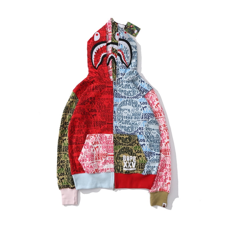 BAPE Shark Head 25th Anniversary Limited Edition Hoodie Jacket in Nepal at NPR 27669 Rating 5