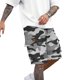 thumbnail image 5 of Pantalones Cortos de Carga de Verano Casual Camuflaje Bolsillos de Moda Cordón Cintura Elástica, Cómodo para la Playa Y el Gimnasio, 5 of 9