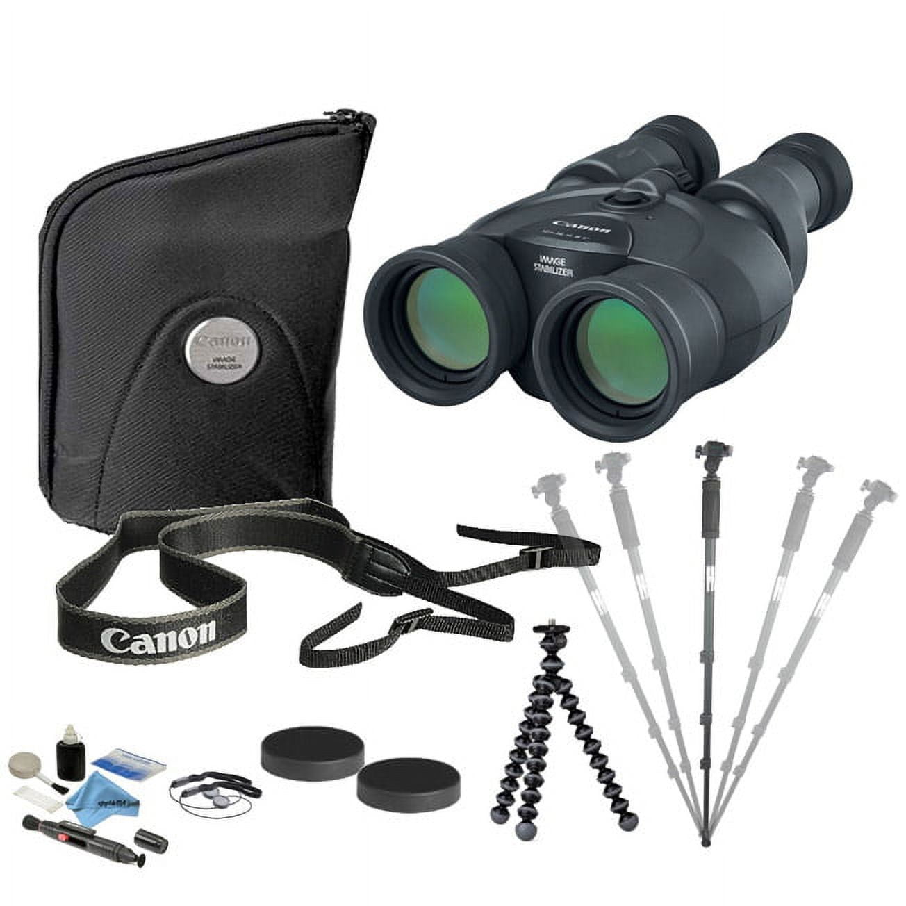Canon 12x36 is III Image Stabilized Binoculars Advanced Bundle(International Model)