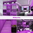thumbnail image 7 of LED Neon Rope Light, Purple 12V Silicone Neon Rope Light, 16.4Ft/5M Waterproof Flexible DIY Cuttable LED Strip Lights for Bedroom Party Festival Indoor Outdoor Decoration (Power Adapter not Included), 7 of 7