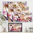 thumbnail image 4 of Designart 'VIntage Tropical Flowers III' Traditional Framed Canvas Wall Art Print, 4 of 5