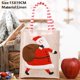 thumbnail image 1 of Saco navideño de Papá Noel para niños, bolsa de almacenamiento de dulces, decoración navideña, medias de lino, regalos de Navidad, 2023, 1 of 4