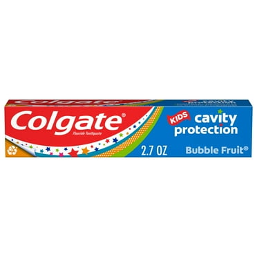 Colgate Kids Cavity Protection Toothpaste, Bubble Fruit, 2.7 oz Tube