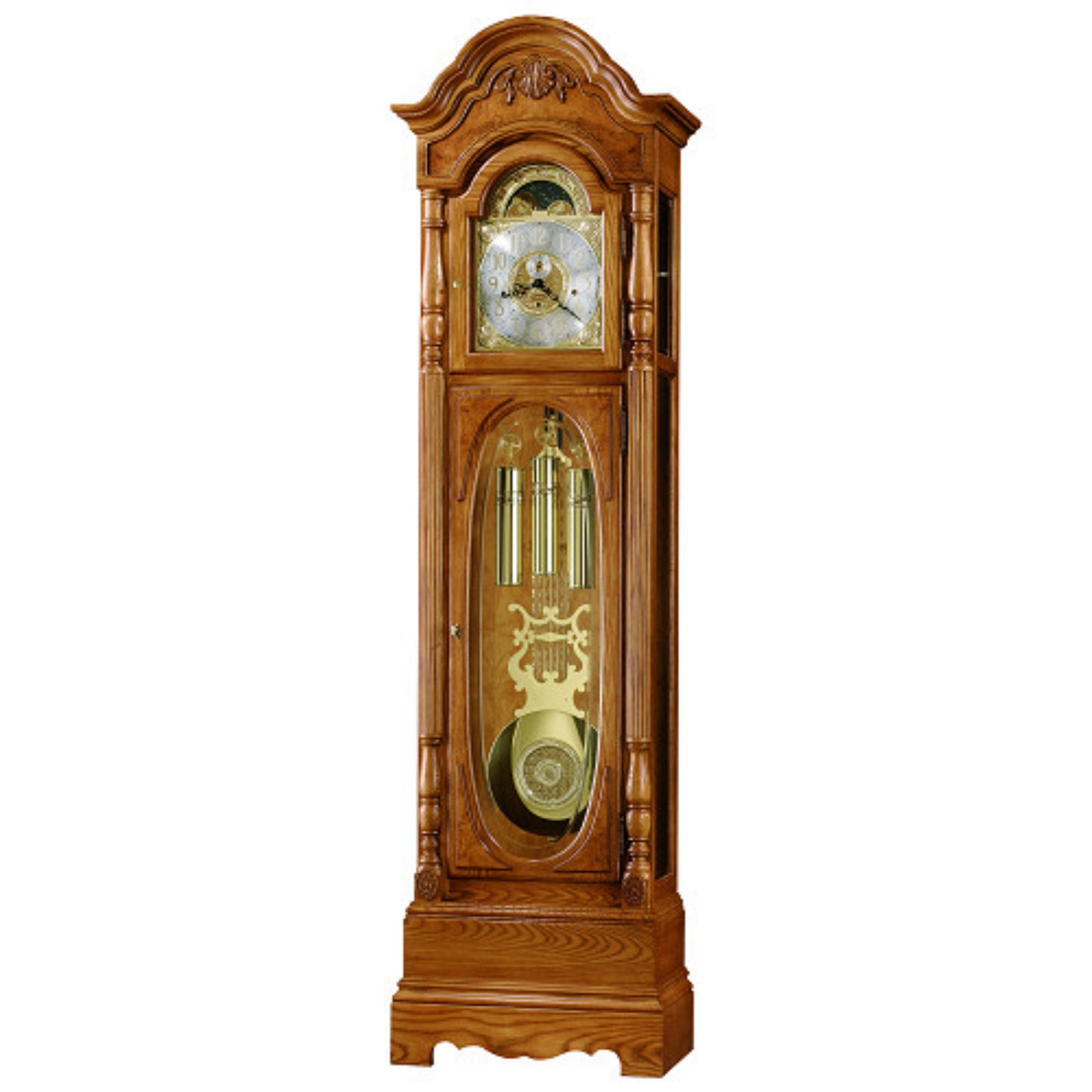 Howard Miller Schultz Golden Oak Grandfather Clock