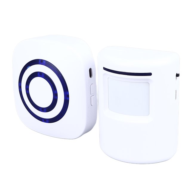 Timbre con sensor infrarrojo enchufe estadounidense sensible de 110 a 240 V timbre inalámbrico para tienda en casa
