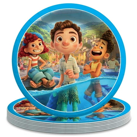 Luca Plates Party Supplies Birthday Decorations Tableware Disposable Dinnerware