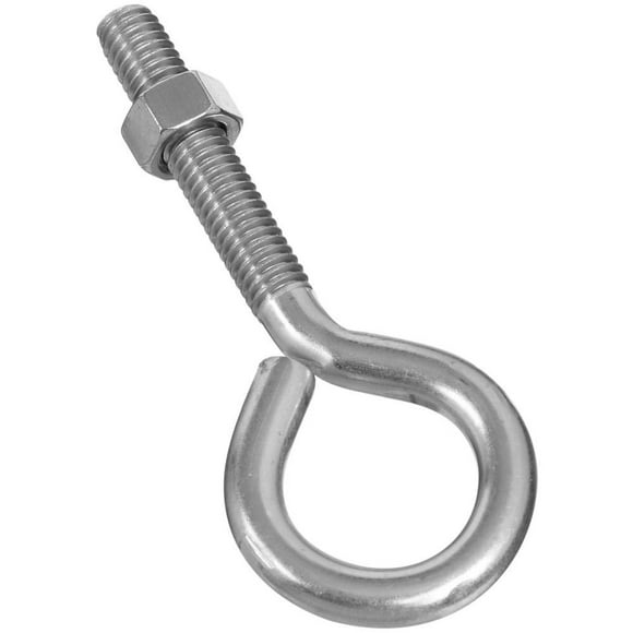 Eye Bolt National Hardware N221-648 de acero inoxidable, 10 x 2,5 cm