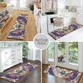 thumbnail image 6 of Yayeee Runner Rug for Bedroom 2'x6' Machine Washable Hallway Non Slip Mat, Colorful Abstract Eagle, 6 of 8