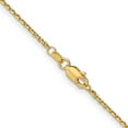thumbnail image 3 of Primal Gold 14 Karat Yellow Gold 1.40mm Diamond-cut Cable Chain, 3 of 4