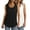 Black, variant on 2 PC Womens Tank Tops Sleeveless Summer Top Scoop Neck Loose Fitted Basic Workout Casual Shirts