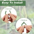 thumbnail image 2 of 100pcs Ties Trellis Stake Garden Plant Support Clips Veggie Tomato Greenhouse, 2 of 9