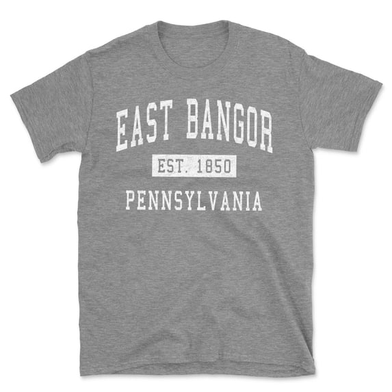 East Bangor Pennsylvania Classic Established Men's Cotton T-Shirt