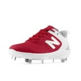 thumbnail image 4 of New Balance Women's Fresh Foam X Velo V3 Low Metal Fastpitch Softball Cleats Red/White Medium 10, 4 of 5