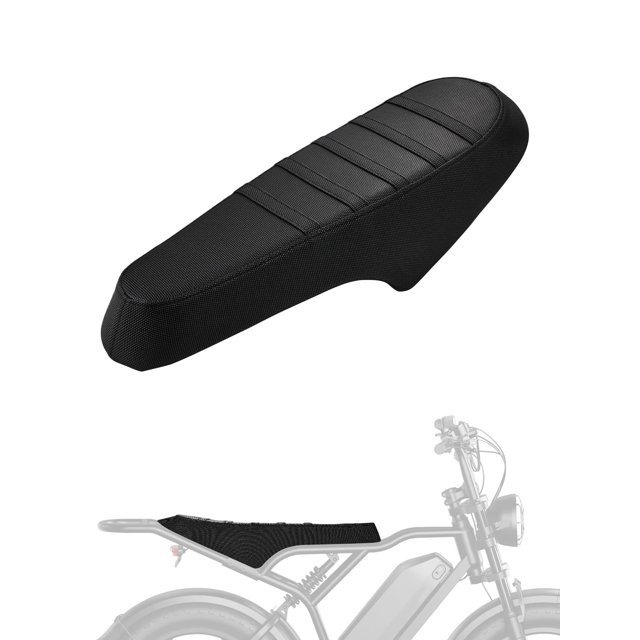 Funda para asiento de bicicleta eléctrica TST R002 Silutrcn, PVC negro