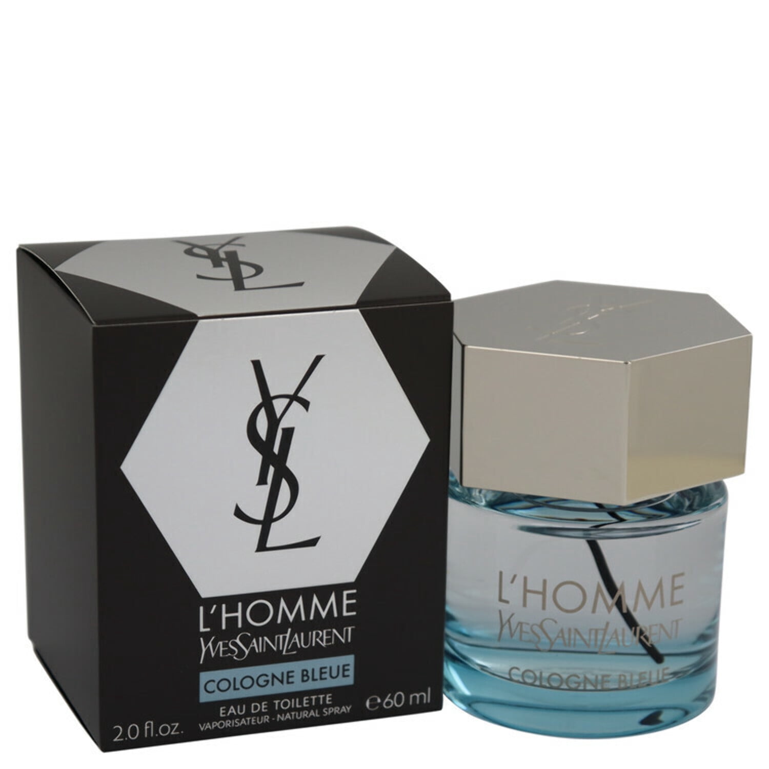L homme Cologne Bleue by Yves Saint Laurent for Men - 2 oz EDT Spray