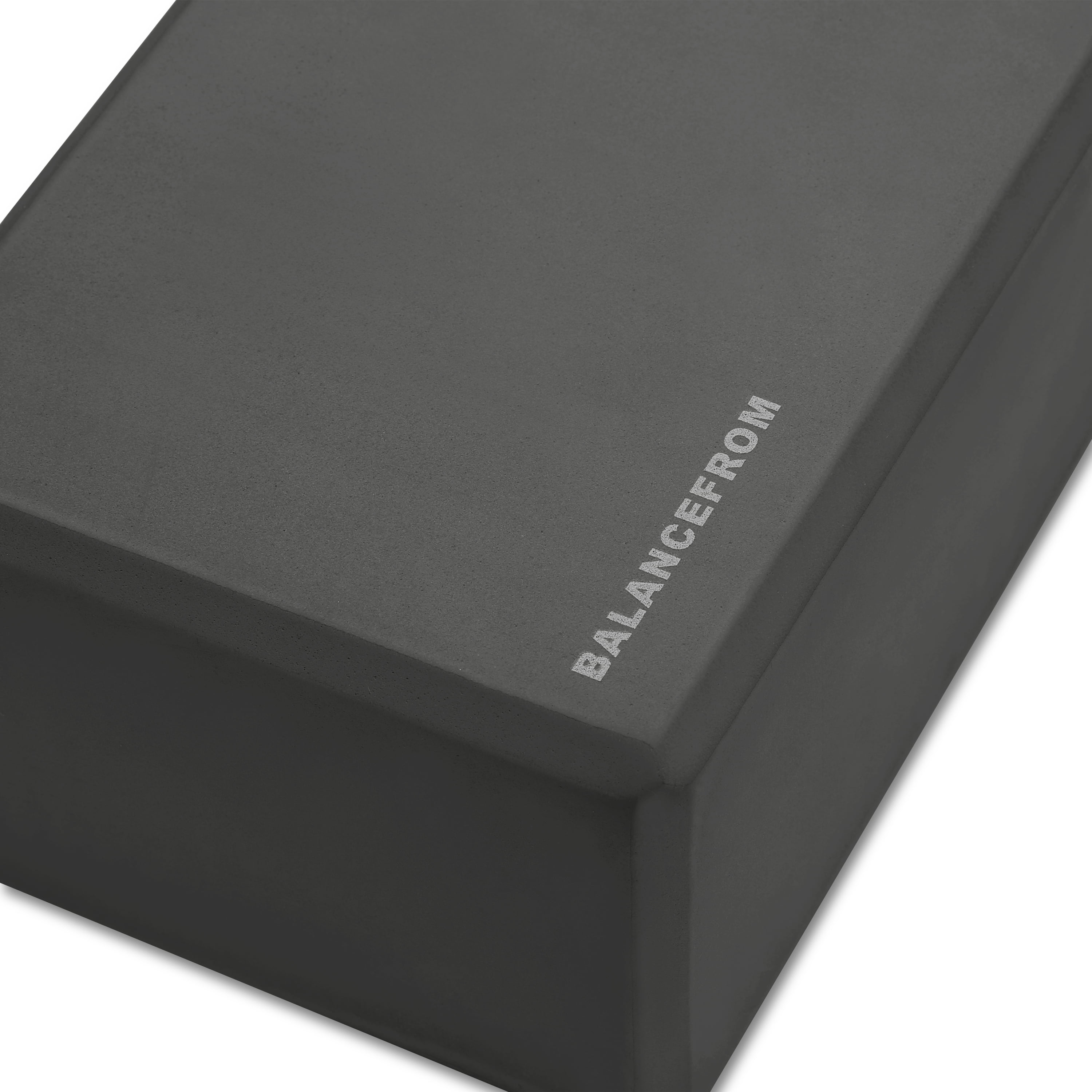 BalanceFrom Set of 2 High Density Yoga Blocks, 9"x6"x4" Each [NEWEST VERSION]