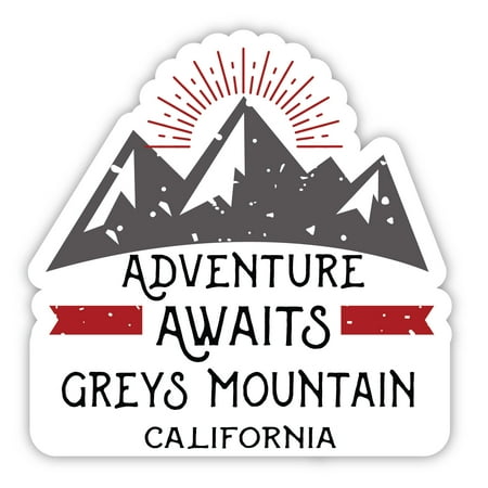 

Greys Mountain California Souvenir 4-Inch Magnet Adventure Awaits Design