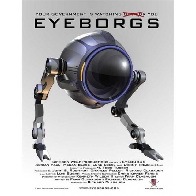 Posterazzi MOVGJ2843 Eyeborgs Affiche de Film - 27 x 40 Po.