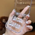 thumbnail image 6 of Exquisite Transparent Plastic Nail Art Packaging Box Nail Enhancement Storage Jewelry Necklace Display Gift Box 5-Color, 6 of 20