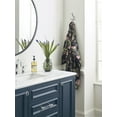 thumbnail image 4 of Amerock Finesse Transitional Triple Prong Polished Nickel Wall Hook, 4 of 9