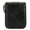 thumbnail image 7 of BULLCAPTAIN, Men's Zipper Bifold Wallets Black, 7 of 7