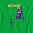 thumbnail image 2 of Batman Bat Spray Women's T Shirt, Kelly Green, X-Large, 2 of 6