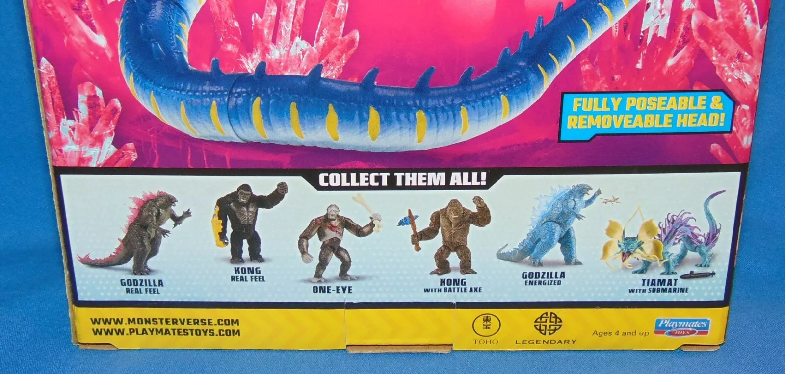 Godzilla x King Kong DROWNVIPER with Removable Head *NEW* 6" 2024 NEW EMPIRE