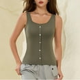 thumbnail image 4 of Shrysg Women’s Summer V Neck Sleeveless Tank Top - Comfortable Breathable Polyester Casual Wear - Perfect for Daily Activities, 4 of 7