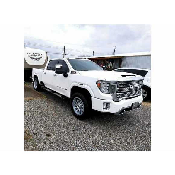 20C SIERRA 2500/3500 FENDER LENSES(4PC) SMOKED LENS W/BLACK TRIM WHITE LED LIGHTS(SNGL/DUALLY)