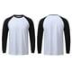 thumbnail image 3 of pstuiky manga larga para hombre, Camisa deportiva ligera y transpirable de manga larga con cuello redondo y bloques de color para hombre Tops casuales para hombres xl, 3 of 3