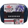 Bakugan, Baku-Storage Case with Fused Howlkor x Ramparian Collectible Action Figure and Trading Card (Black and Blue)