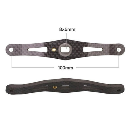 Rooha 1Pc Fishing Reel Handle Hot Sale Carbon Fiber Rocker Ultralight Single Handle Design Reel Grip Modified Parts For Saltwater/Fres