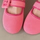 thumbnail image 2 of Zapatos planos con hebilla cómodos para mujer para viajes, citas, oficina, suela suave, talla 36, dije rojo rosa, 2 of 8