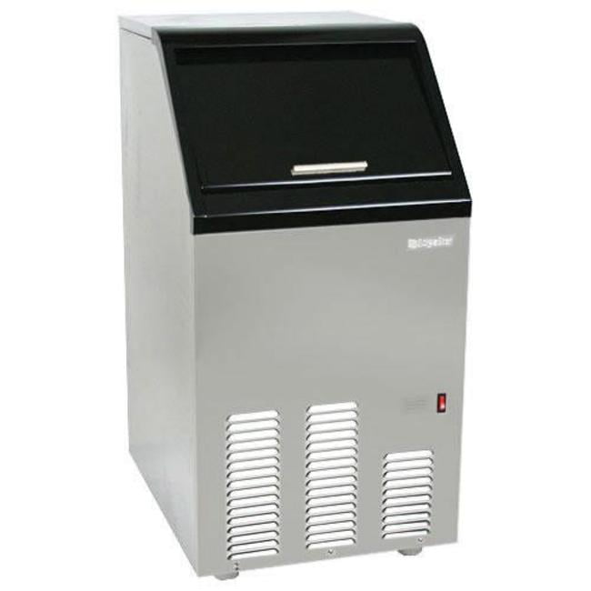 edgestar large capacity portable stainless steel ice maker