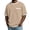 Khaki, variant on Ringer Tee Men with Pocket Summer Fashion Casual Waffle Weave Crew Neck Short Sleeve Mens T-Shirts Dress Shirts