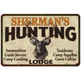 thumbnail image 1 of SHERMAN'S Hunting Lodge Sign 16 x 24 Matte Finish Metal 116240015396, 1 of 1