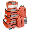 thumbnail image 1 of Veken 6 Set Packing Cubes for Suitcases Travel Organizer Bags for Carry on Luggage Suitcase Organizer Bags Set for Travel Essentials Travel Accessories in 4 Sizes(Extra Large Large Medium Small), 1 of 5