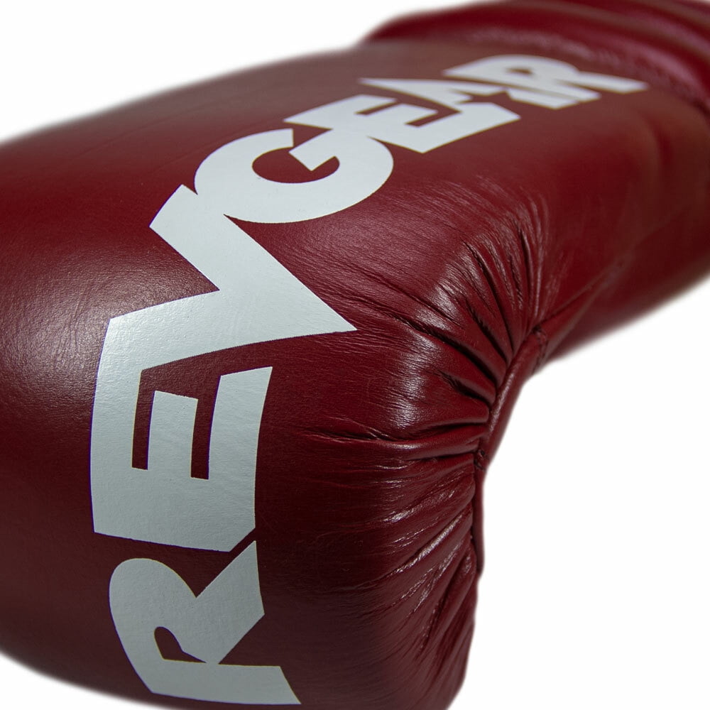 S4 Sentinel Lace Pro Leather Gel Boxing Gloves - Ring Red