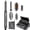 DJ BK, variant on 6-in-1 Hot Air Styler & Hair Dryer Brush, No Heat Damage, Straightening, Curling & Volumizing, 6.3" Longer Barrels, Gift Set, Round Brush, White